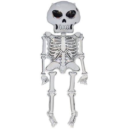 Folieballong Skelett 158 cm - Halloween Dekoration - Kalaslagret.se