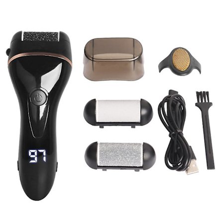 Elektrisk förhårdnadsborttagningssats, professionell fotfil för död hud, hård sprucken torr hud