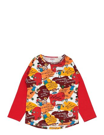 Quote Shirt Langærmet T-shirt Multi/mønstret Martinex