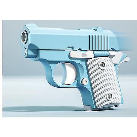 3D-tryckt Mini Fidget Pistol Toy, Fidget Gun Toy, Stressreducerande Sensorisk Leksak för Vuxna och Barn, Perfekt för Ångestlindring, Bästa Present