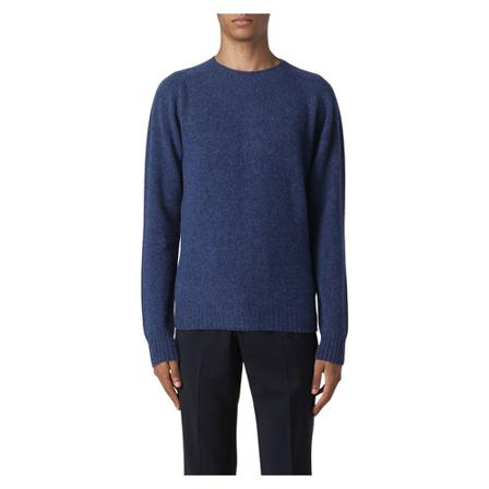 Altea, Round-neck Knitwear Blauw, Heren, Maat:L