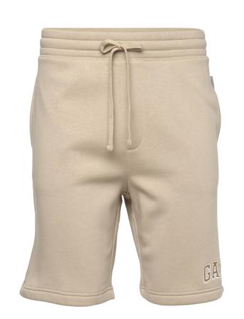 V-New Arch Logo Short Shorts Sweat Shorts Beige GAP