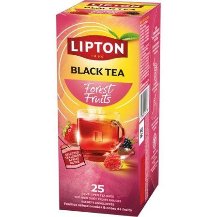 LIPTON Te Skogsfrukter, 25 Insvept tepåsar 25/fp - Lyreco - Kök och servering - Kaffe och te - Te