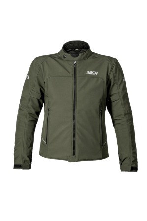 Motorjas Raven Rila Softshell WP Groen XXXL