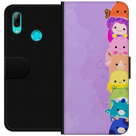 Yhteensopiva Lompakkokotelo Huawei P smart 2019 Tumma siluetti Jeesuksesta, jolla on orjantappurakruunu mustaa taustaa vasten, voimakkaassa kontrastis