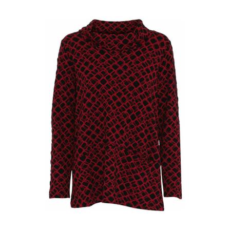 Pont Neuf Rita - Warm Red Rød, Dame Bluser