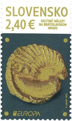 Slovakiet - EUROPA 2025 Nationale arkæologiske opdagelser - Postfrisk frimærke