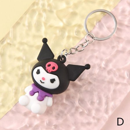 Tecknad Sanrio mjuk gummidocka nyckelring hängande nyckelring - high quality