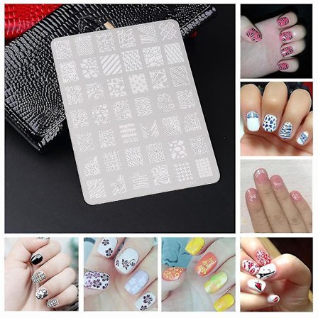 Kynsilakkalevy Kuva Leimat Taide Deko Manikyyri