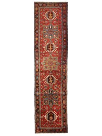 Orientalisk Hamadan 100X392 Hallmatta (Ull, )