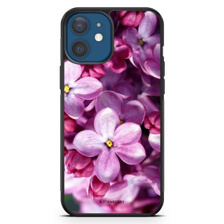 Bjornberry Hårdskal iPhone 12 Mini - Lila Vårblommor
