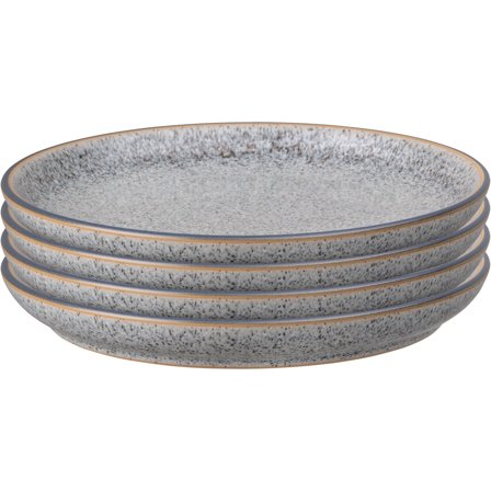 Denby Studio Grey Tallerken 21cm 4-Pak - Grå | KitchenOne