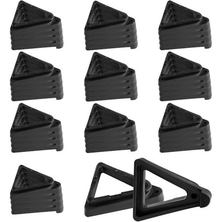 40 stk. Plantepodefødder til udendørs plantepotter, fødder til havekrukker, trekantede plantepodeforhøjere, usynlige pottefødder til planter