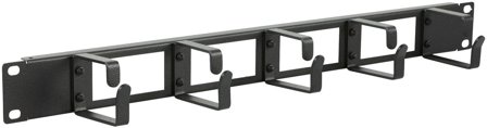 Lanview by Logon - rackkabelorganisator - with cable entry holes - 1U