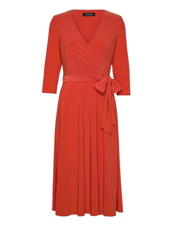 Lauren Ralph Lauren | Surplice Jersey Dress | 36