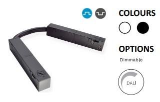 Powergear 48V Verbinder, Flexibel, Schwarz