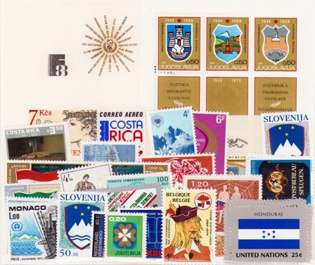 Logo/Symboler - Frimærkepakke - Postfrisk