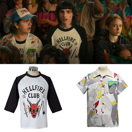Stranger Things Sæson 4 Hellfire Club Cosplay Costumes Coat