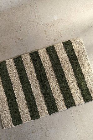 Jotex - Badematte Baumwolle/Baumwolle Gestreift FARHULT - Kaufen Badematten bei Jotex