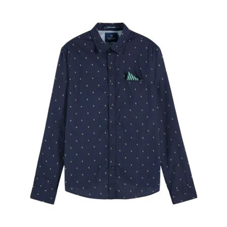 Scotch & Soda Shirts Blå, Herre Skjorter