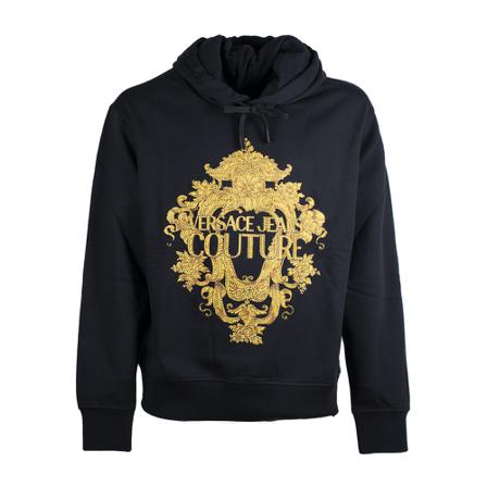 Versace Jeans Couture Hoodie Sort, Herre, Størrelse: M
