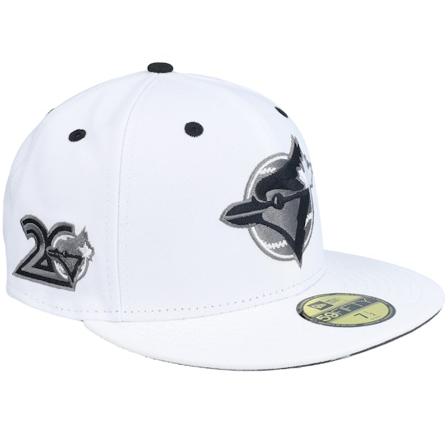 New Era - MLB Bianco fitted Cappellino - Toronto Blue Jays Cookies & Milk 59FIFTY 20th White/Black Fitted @ Hatstore