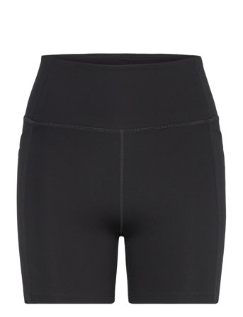 Girlfriend Collective Pocket High-Rise Run Shorts - Black - M