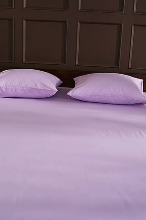 Jotex - Faconsyet Lagen Økologisk Syrenlila - ZACK - Køb Faconsyede lagener hos Jotex