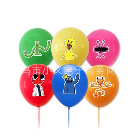 18 stk. Roblox Rainbow Friends Ballonger