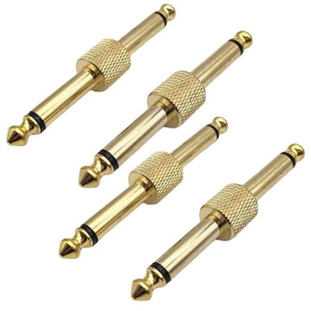 Mixer Audio Mono Adapter Elgitarr Effektor Hane till Hane Audio Adapter