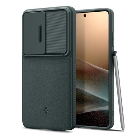 Spigen Optik Armor-etui for Samsung Galaxy S26 Ultra - Grønn