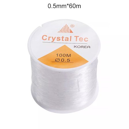 0,5-1,0 mm Elastisk sladd Beading Tråd Stretch String Fiber Crafting Line För smyckestillverkning DIY Seed Beads Pony Beads Armband