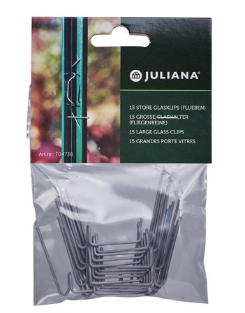 Juliana F04738 Glasclips 15-pack, Växthus & orangerier
