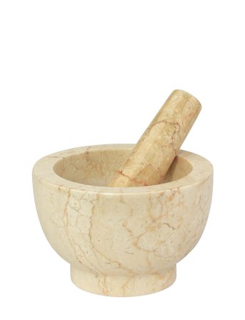 Morter I Marmor Beige Ø13Cm Cream Cilio