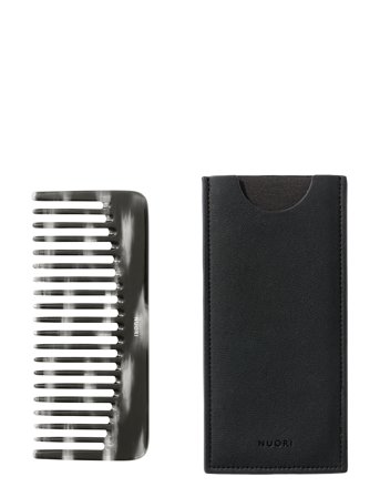 Nuori Detangling Comb - Black Tortoise - Black - ONE SIZE