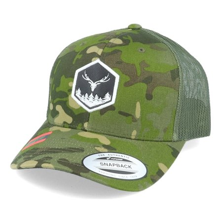 Wild Spirit - Camo trucker Kasket - Wilderness 3D Hex Tropic Multicam Trucker @ Hatstore