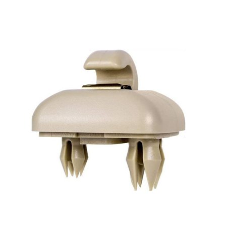 2 stk. Beige solskærm klips, udskiftning auto solskærm klips holder til Audi A1 A3 A4 A5 Q3 Q5 (8E0 857562) A7 B6 B7 B8 S4 S5