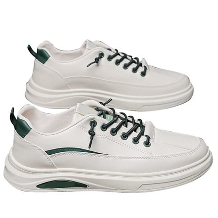 Miesten muodikkaat tennarit, liukumattomat pohjat, keinonahkaiset tennarit, miesten rento kengät päivittäiseen ulkoiluun