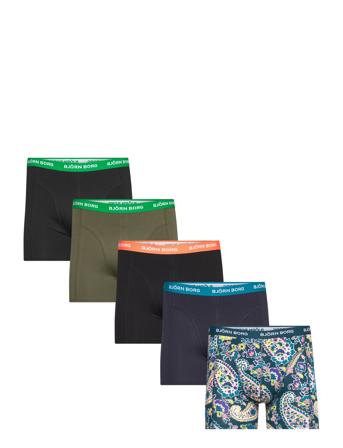 Cotton Stretch Boxer 5P Patterned Björn Borg