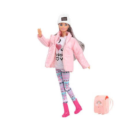 Barbie Dockkläder Set i Ask - Klänning Upp Flickan Prinsessa Leksak