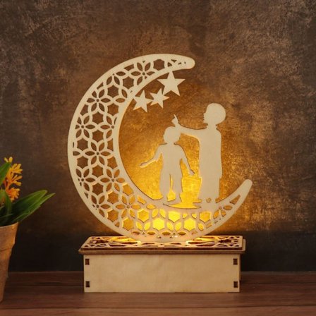 Eid Mubarak Træpynt Ramadan Dekorationer