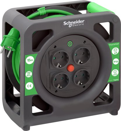 Schneider Electric 4000331351 Kabelvinda 15 meter, IP20, Anslutningsdon & kablar