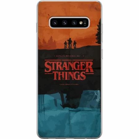 Samsung Galaxy S10+ Genomskinligt Skal Stranger Things