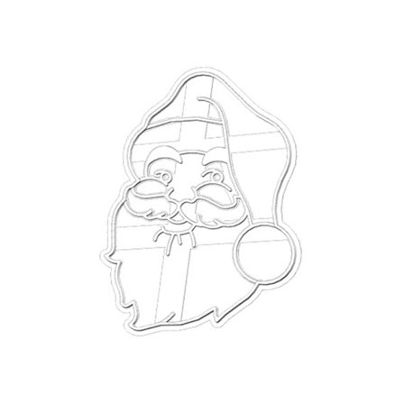 Snöbollar Snögubbe Form Fondantkaka Matklassad plastform Mould Form Form