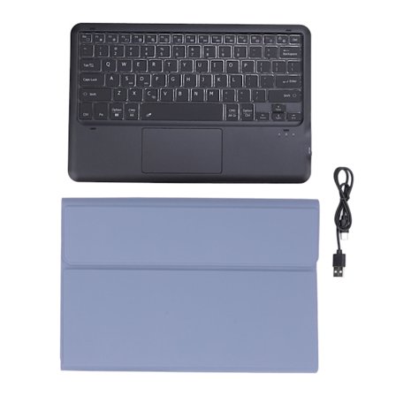 7 Farger Bakgrunnsbelyst Avtakbart Nettbrett Tastatur Etui for Tab P12