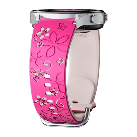 Graverat silikonarmband för Samsung Galaxy Watch 7 FE/6 4 Classic/5 Pro 45 Utan Glipor Sportarmband Galaxy Watch 7 Armband 44mm 40mm