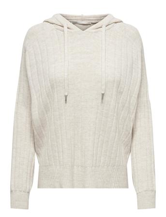 Onlnew Tessa Ls Hood Detail Pul Noos Knt Cream ONLY