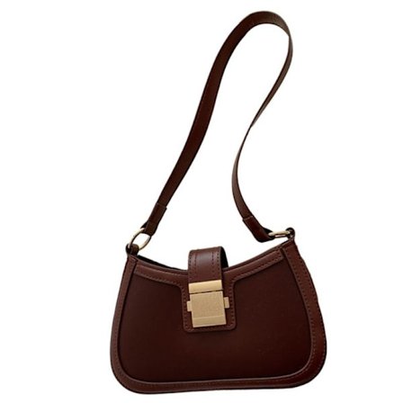 PU skulderveske dame skulderveske stilig avslappet bærbar skulderveske for pendling shopping Fri størrelse