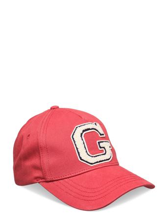 D2. G Badge Cap Accessories Headwear Caps Rød GANT