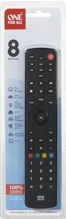 One For All URC 1280 Universal remote control - Contour 8